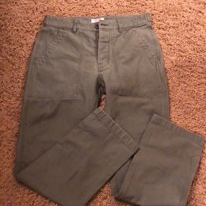 J.Crew Wallace & Barnes Carpenter pants Olive 30